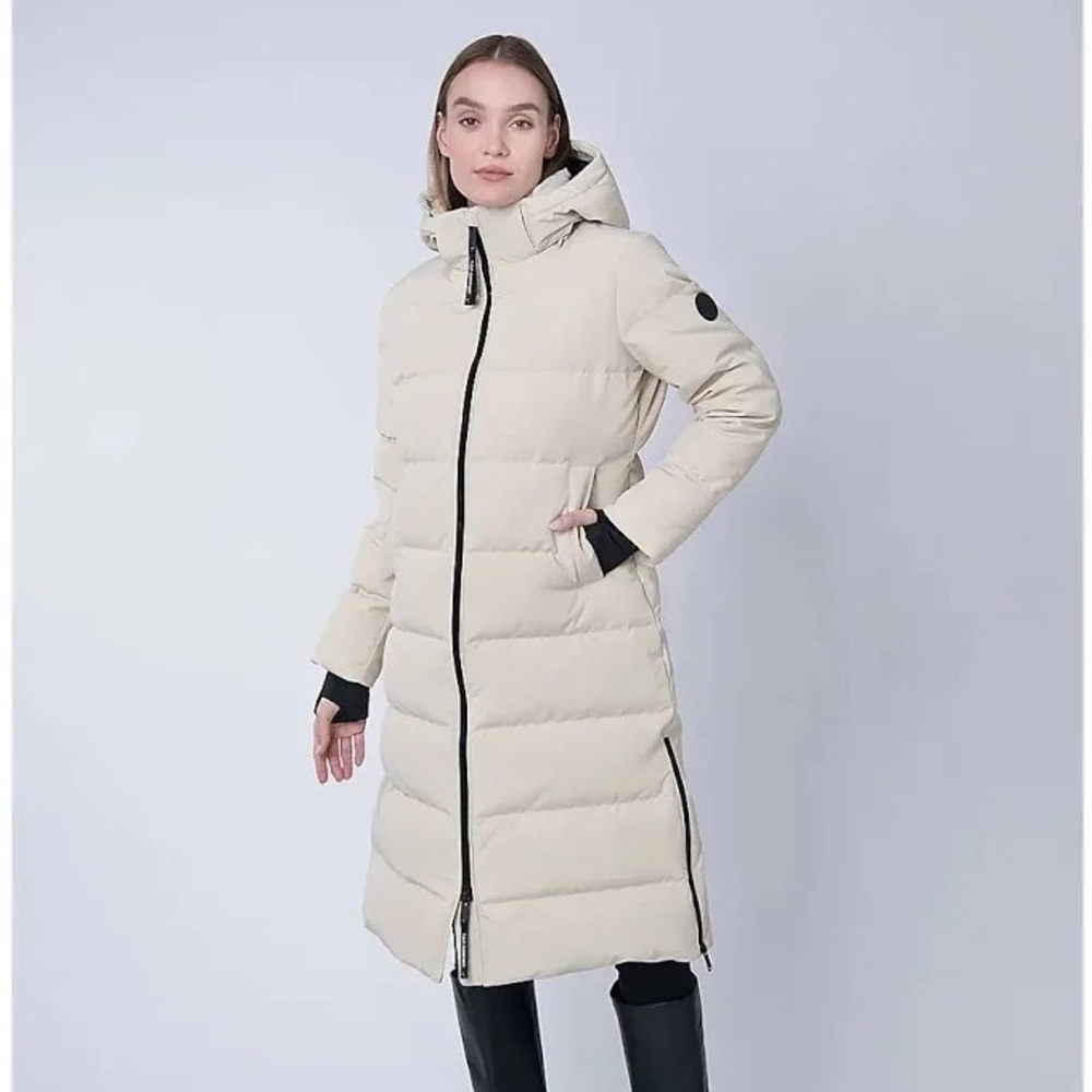 The Recycled Planet Women's Lungo Water Resistant Feather & Down Fill Puffer